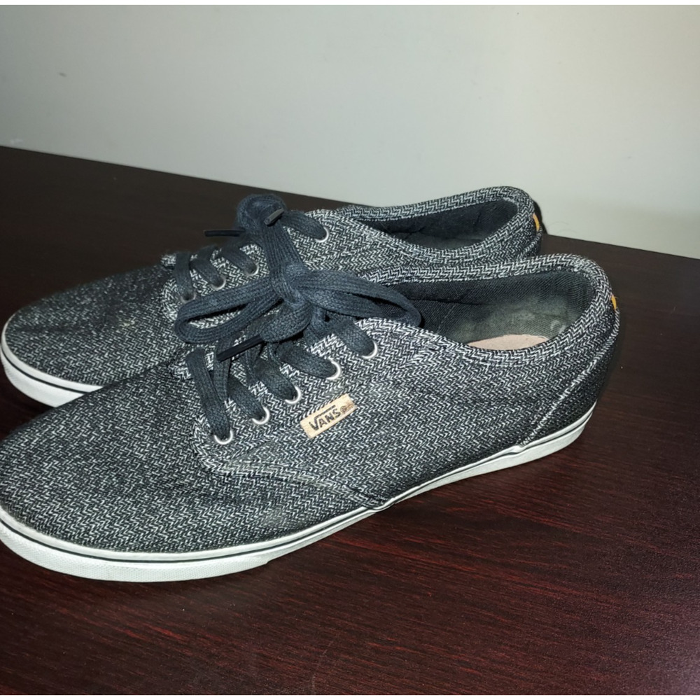 Vans Womens Sneakers 8.5M Lace Up Old Skool Ultracush Skateboarding Black White